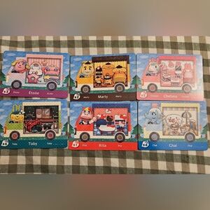 Animal Crossing x Sanrio Amiibo Cards (6 cards total)